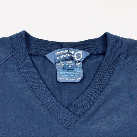 90’s SUNDERLAND of Scotland Ladies Classic Golfers Windbreaker Pullover - Picture 6 of 9